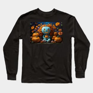 Boos and Pumpkins Galore Long Sleeve T-Shirt